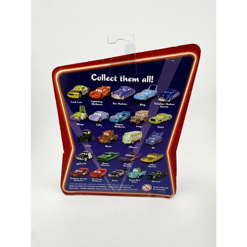2007 Disney Pixar Cars Doc Hudson Blue Hudson Hornet Supercharged Cardback